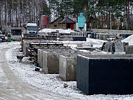 Zbiorniki betonowe Białołęka 