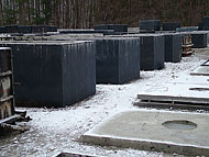 Plac produkacja szamb betonowych Białołęka 